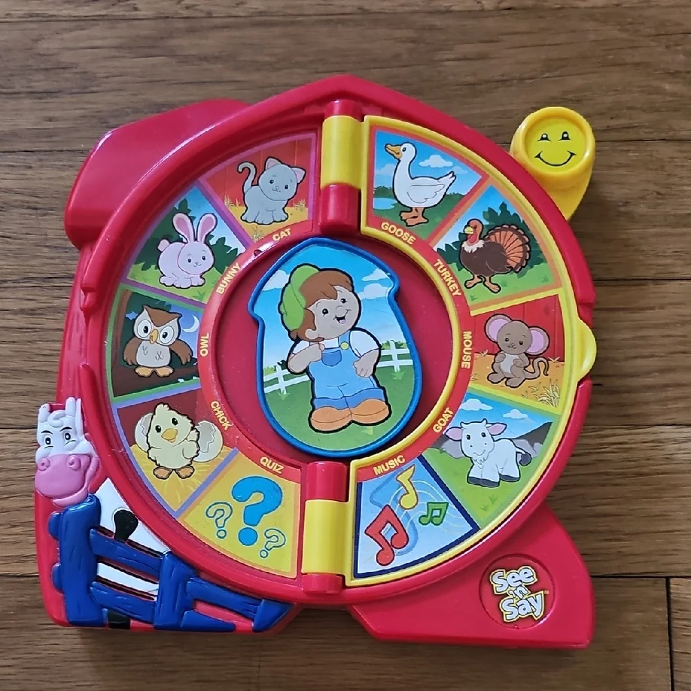 2003 Mattel See 'n Say The Farmer Says Learning Game Animal Sounds Toddler Toy
